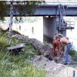 Lennart Bengtsson och Per Hult, Sundsbron 1976