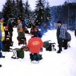 Älgjakt i Per-Olov Röjeskogs jaktlag 2001