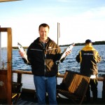 Per-Erik Wikstrand lycklig makrill-fiskare 2000