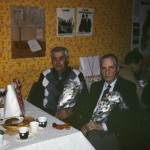 Erik Albinsson och Arne Andersson avtackas 1982
