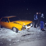 Sverre Ek´s bil på Fabriksgatan, Sunne 1983