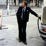 John-Erik Johansson som busschaufför 1987