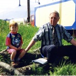 Emma Wikstrand och Carl-Erik Asker. Fallens dag i Gullspång 1996