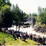 Fallens dag i Gullspång (med Torbjörn Hult på barnjakt i älvfaran) 1996