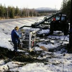 Lars Engström, Kent Bengtsson. Bograngen, Torsby 1992