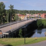 Utsikt från hotell Dalia i Bengtsfors 2013
