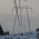 Grannstolpe till påkörd 400kV-stolpe i Borra, Gräsmark