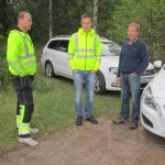 Michael Cebers Hermansson Gräv, Joel Åhrman Infratek och Leif Augustsson Vattenfall i Grean, Bengtsfors 2014