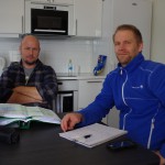 Stefan Forsberg Nektab och Peter Arvidsson Vattenfall Eldistribution AB på Dundret i Gällivare 2015