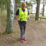 Jonas Algesten Nektab stämplar skog för jordkabelgrävning vid sjön Racken i Arvika 2015