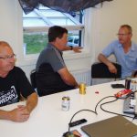 Per-Olov Bonils, Jan-Erik Nilsson och Mikael Westlund på Kewab i Torsby 2018