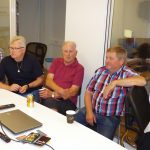 Ronny Persson, Stefan Ivarsson, Göran Bengtsson och Bengt Berglund på Kewab i Torsby 2018